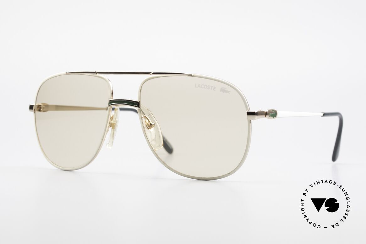 Lacoste 101 Lacoste Changeable Lenses, vintage Lacoste 101 sunglasses from the 1980's / 1990's, Made for Men