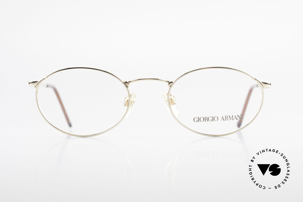 Giorgio Armani 263 Oval Eyeglasses Ladies Gents, vintage designer eyeglasses by GIORGIO ARMANI, Made for Men and Women