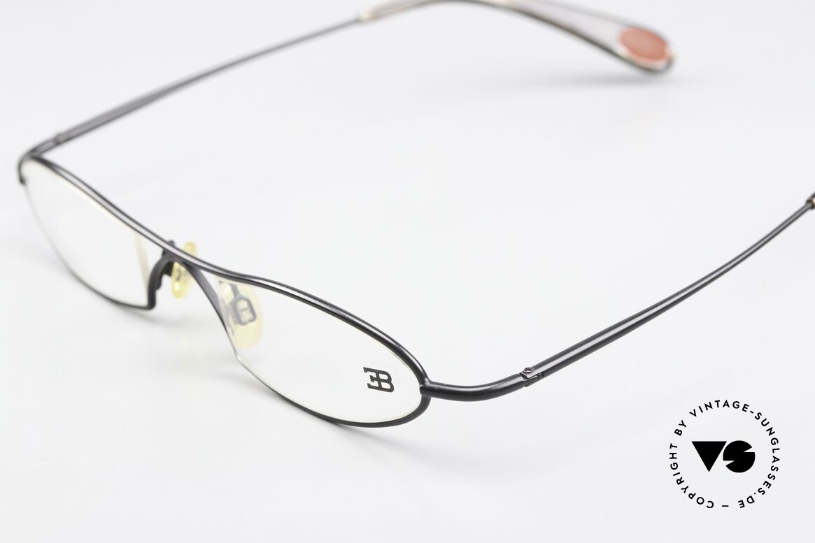 Bugatti 347 Odotype Small Men's Designer Frame, very special lens construction; TOP comfort, Made for Men
