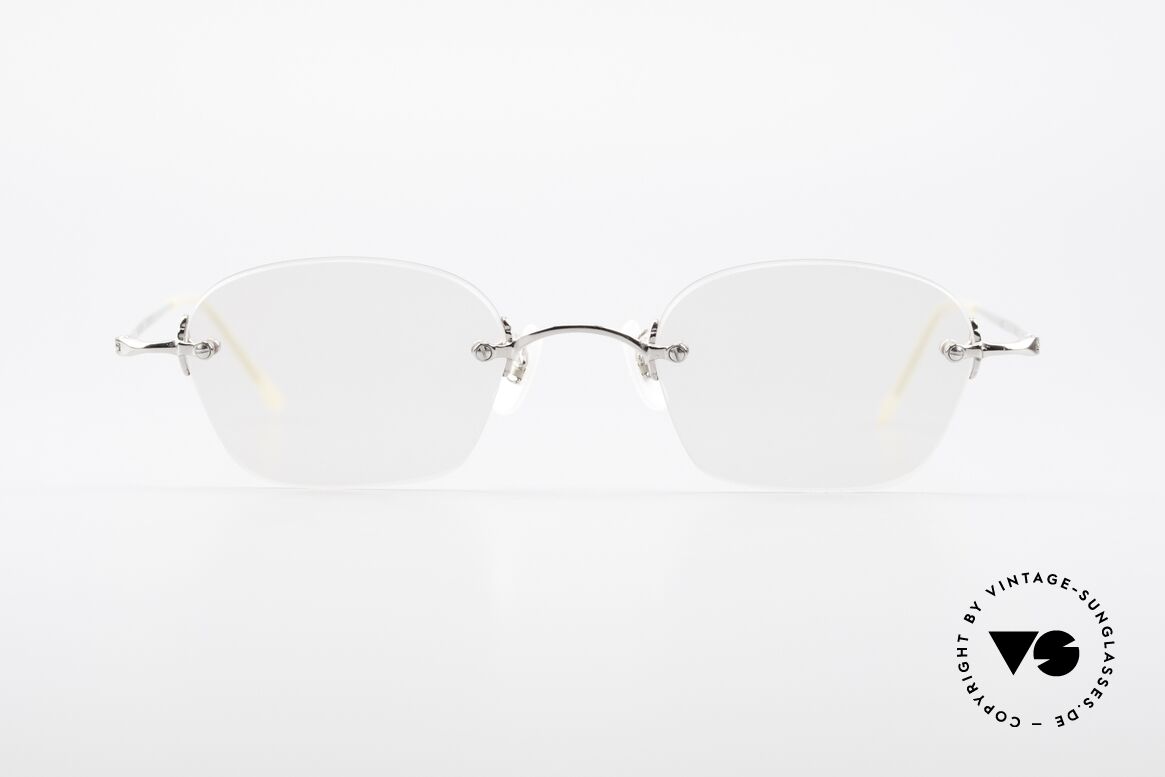 Oliver Peoples OP593 Rimless Designer Glasses 90's, vintage Oliver Peoples eyeglasses from the late 1990's, Made for Men and Women