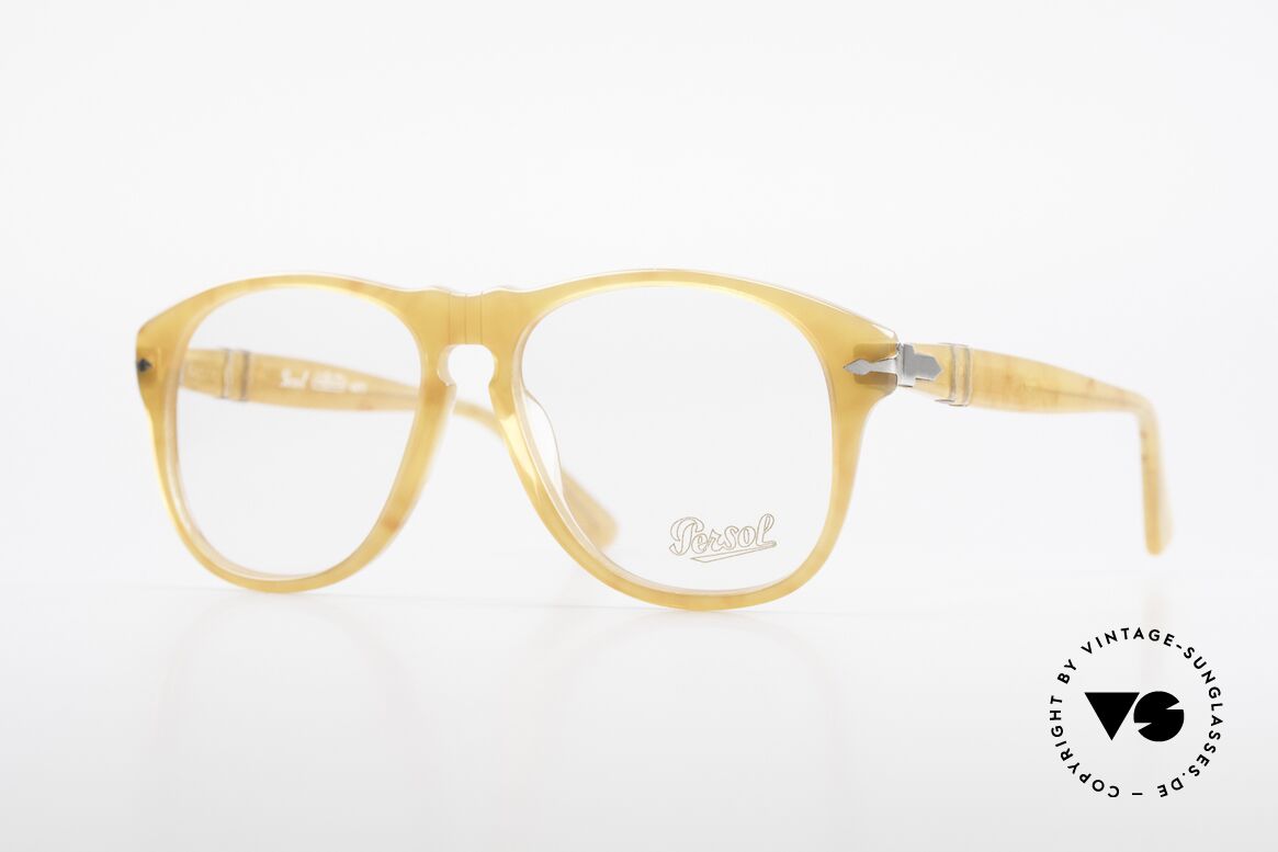 Persol 649/VL Ratti Steve McQueen Vintage Glasses, 649 RATTI = famous movie glasses by Persol RATTI, Made for Men and Women