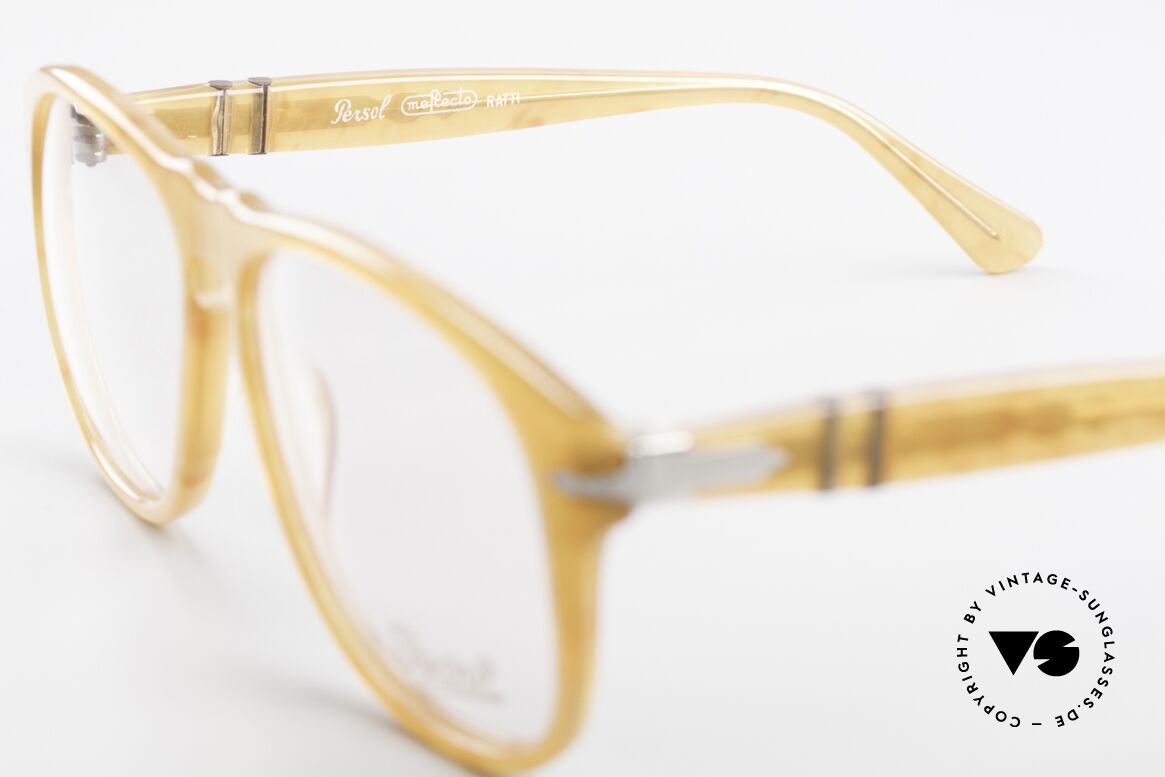 Persol 649/VL Ratti Steve McQueen Vintage Glasses, unworn rarity from app. 1985 (true collector's item), Made for Men and Women