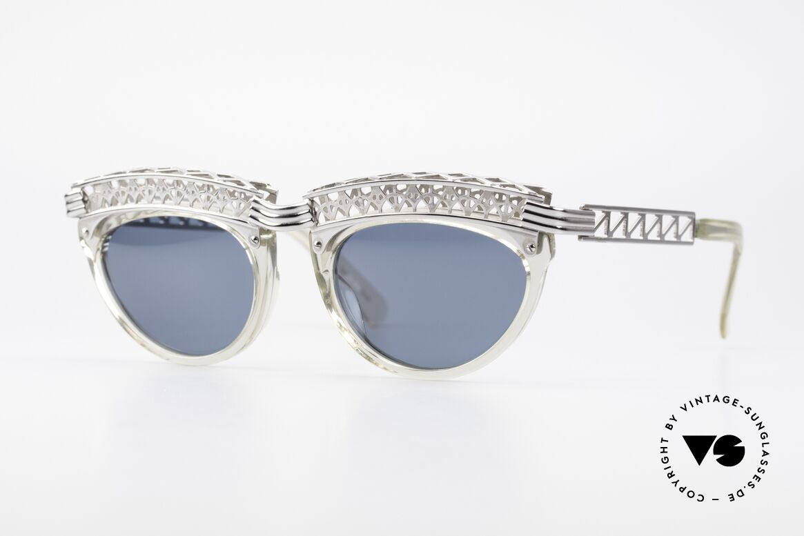 Jean Paul Gaultier 56-0271 Eiffel Tower Rihanna Shades, vintage designer sunglasses by J.P.Gaultier from 1991, Made for Women