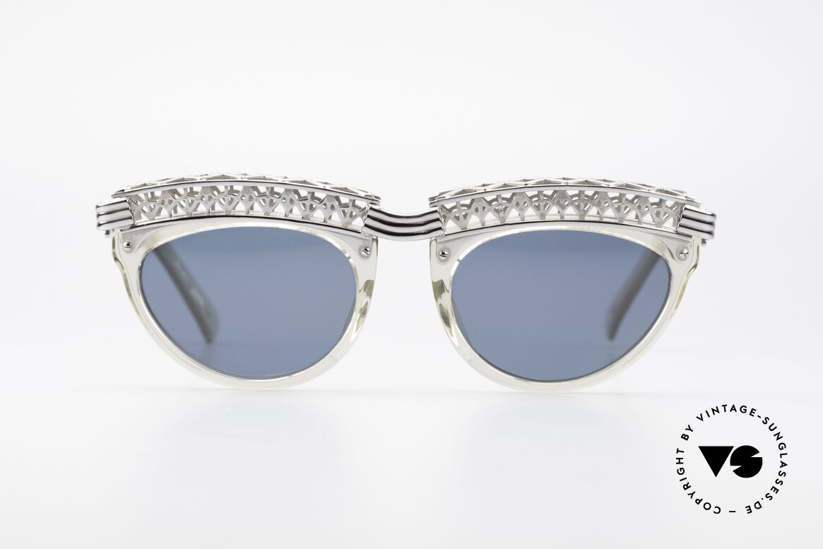 Jean Paul Gaultier 56-0271 Eiffel Tower Rihanna Shades, vintage designer sunglasses by J.P.Gaultier from 1991, Made for Women