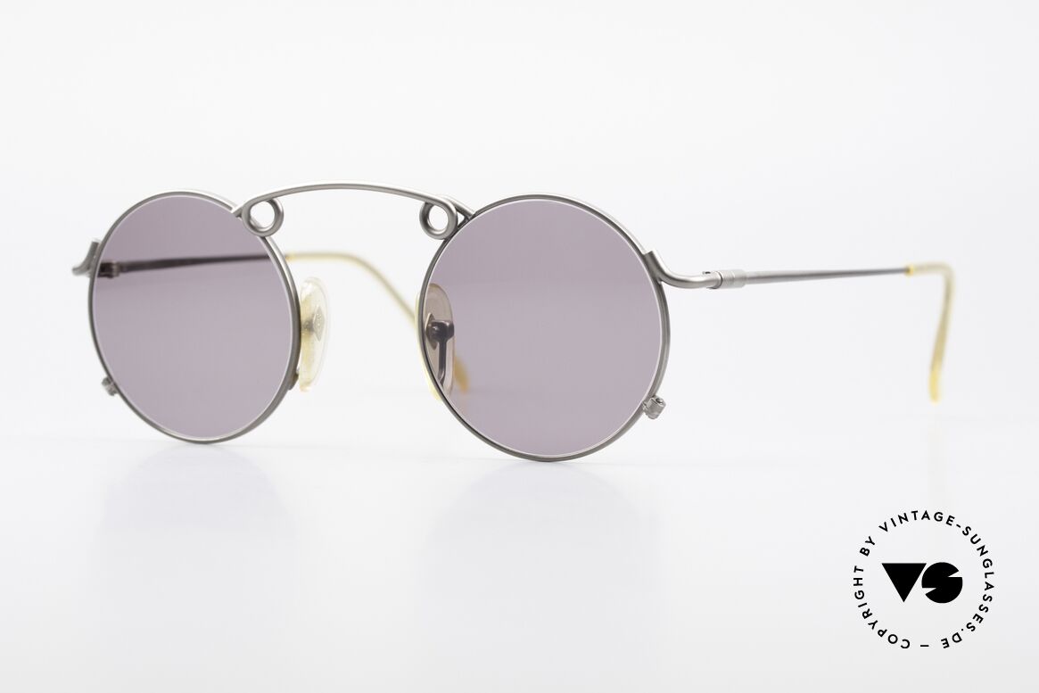 Jean Paul Gaultier 56-1178 Artful Round Panto Sunglasses, artful 'panto style' sunglasses by Jean Paul Gaultier, Made for Men and Women