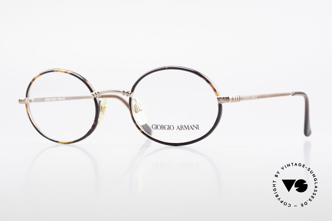 Giorgio Armani 223 Oval Vintage 90's Eyeglasses, vintage designer eyeglass-frame by GIORGIO Armani, Made for Men and Women