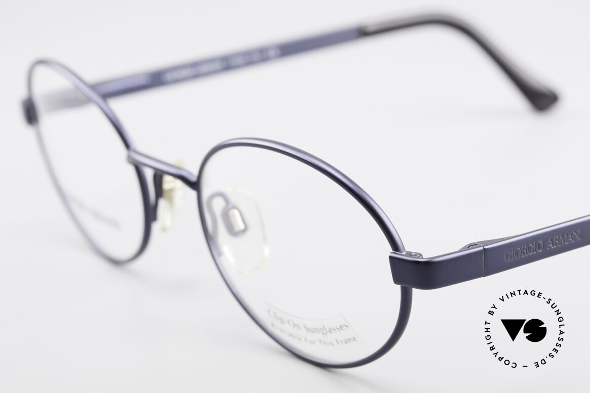 Giorgio Armani 257 90's Oval Vintage Eyeglasses, never worn (like all our 1990's designer classics), Made for Men and Women