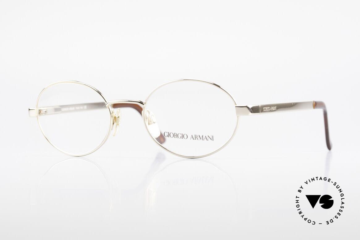 Giorgio Armani 257 Designer Vintage Frame Oval, oval designer eyeglass-frame by GIORGIO ARMANI, Made for Men and Women
