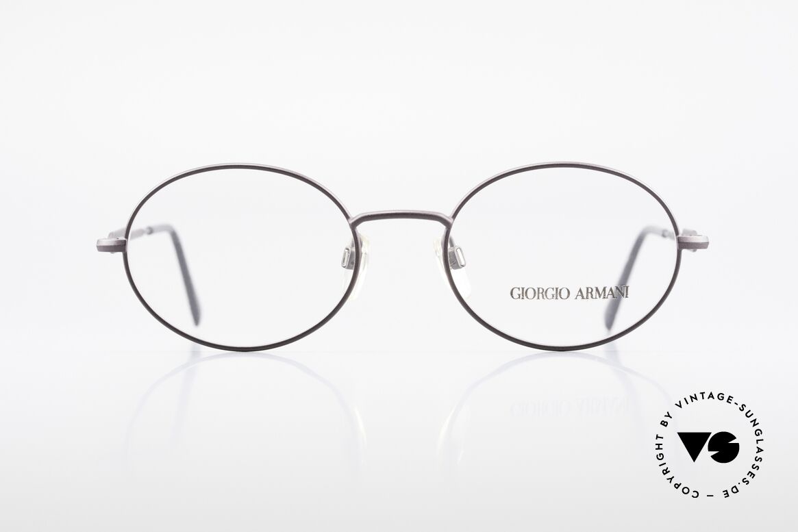 Giorgio Armani 241 No Retro Glasses Oval Vintage, oval GIORGIO ARMANI vintage designer eyeglasses, Made for Men