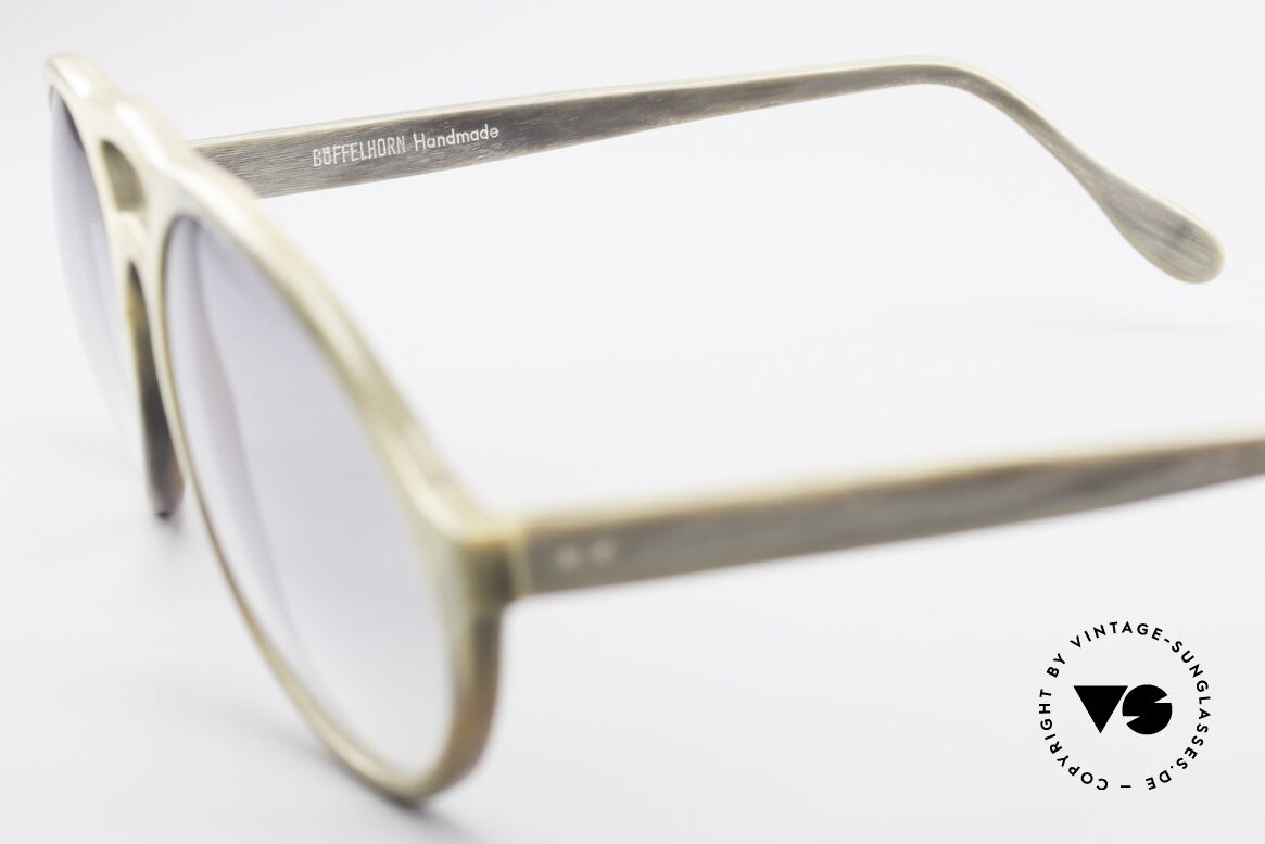 Bugatti 55020 Genuine Buffalo Horn Frame, unworn (like all our BUGATTI gentlemen's sunglasses), Made for Men