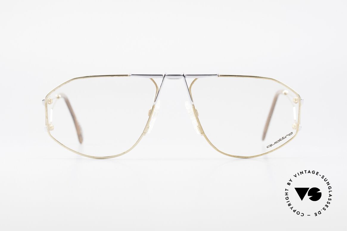 Quattro 0421 Extraordinary Vintage Frame, precious Quattro glasses from 'the good old times', Made for Men
