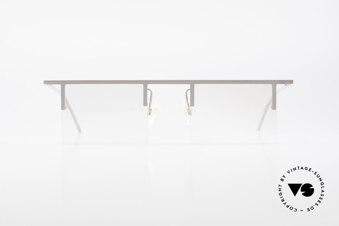 B. Angeletti Aufhänger Vintage Architect's Glasses, precious eyeglasses by Barbara ANGELETTI from 1991, Made for Men and Women