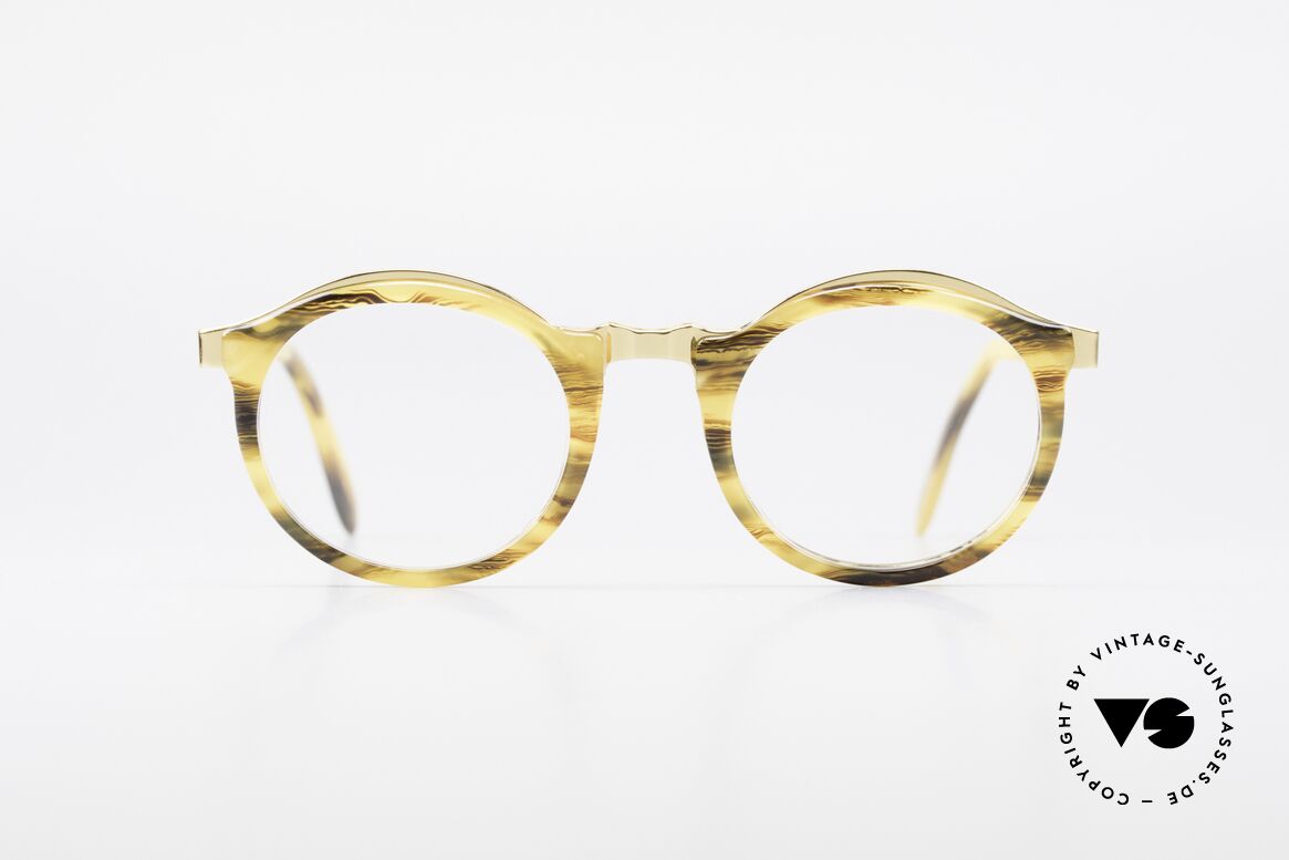 Persol Ivy Gold Plated Panto Glasses, classic Persol Ratti vintage glasses of the 90's, Made for Men and Women