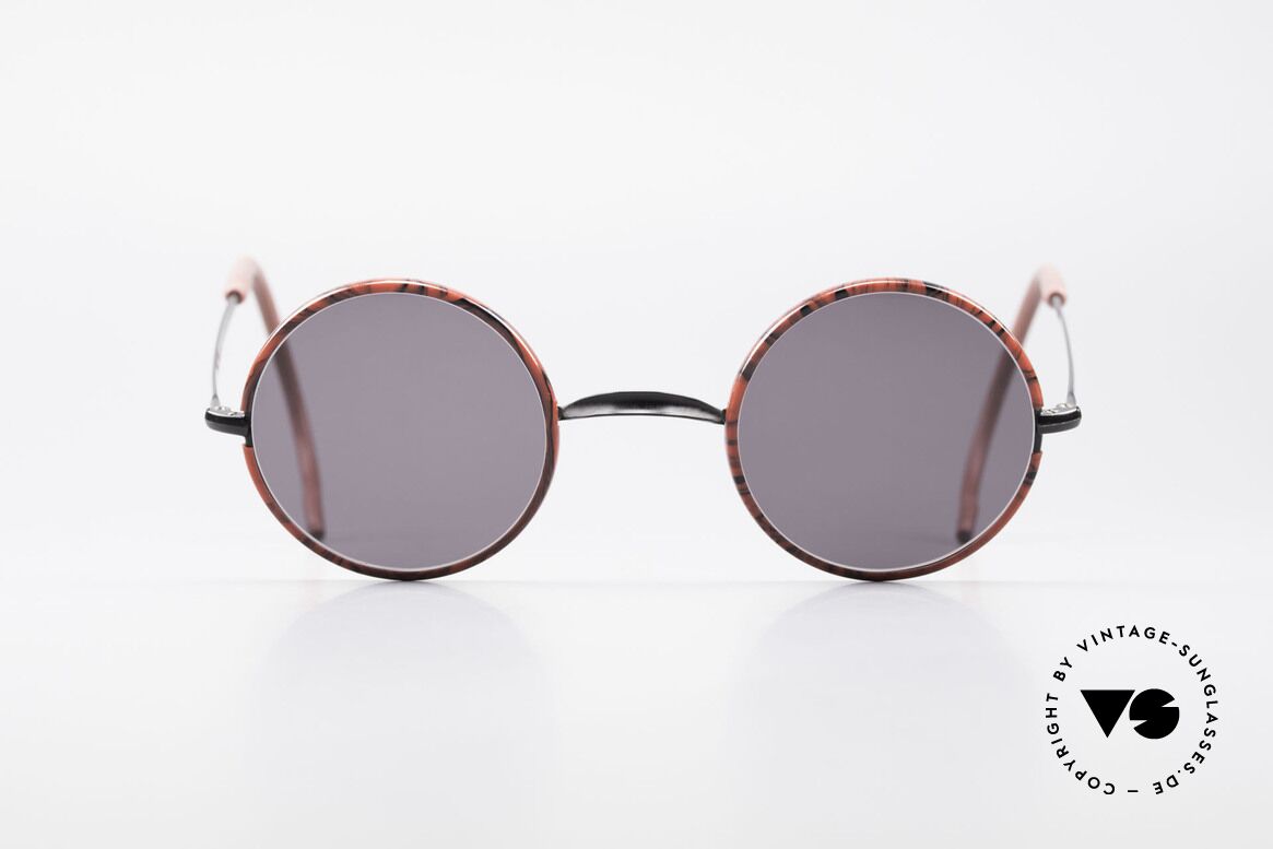 Giorgio Armani 103 Round 80's Sports Sunglasses, rare vintage sunglasses by famous Giorgio Armani, Made for Men and Women