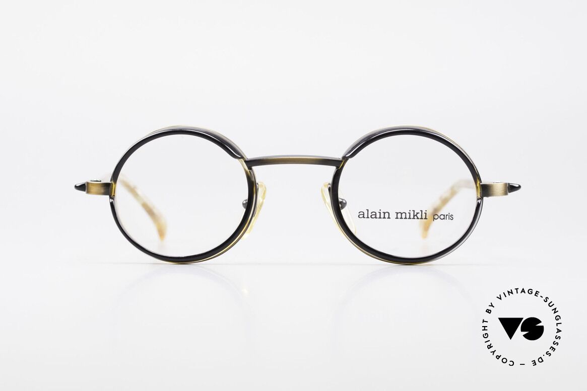 Alain Mikli 2150 / 38025 Round Vintage Designer Frame, delightful vintage designer eyeglasses by Alain Mikli, Made for Men and Women