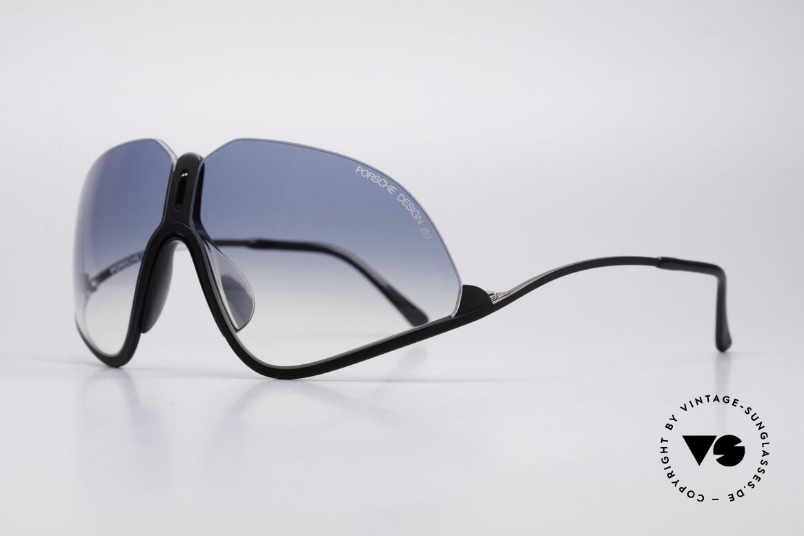 Porsche 5630 90's Designer Sports Shades, upper frame edge without boundary (see the skyline), Made for Men