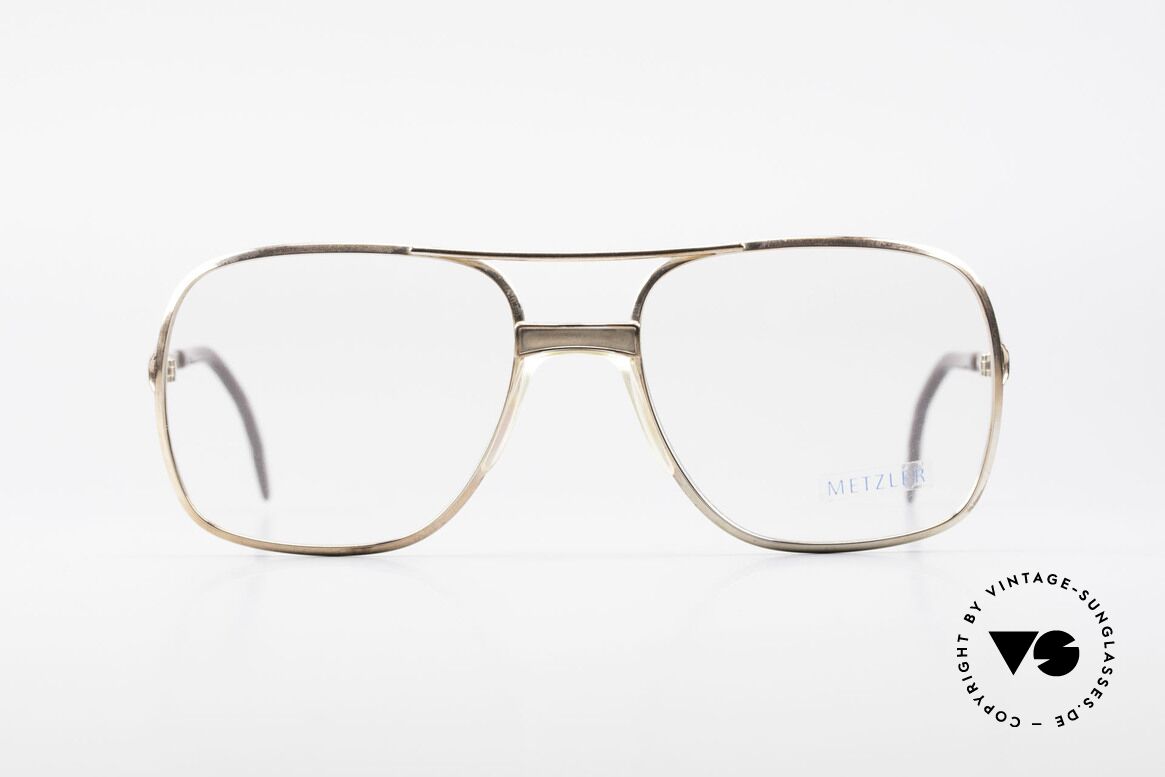 Metzler 0772 80's Old School XXL Frame, original METZLER eyeglasses from the early 1980's, Made for Men