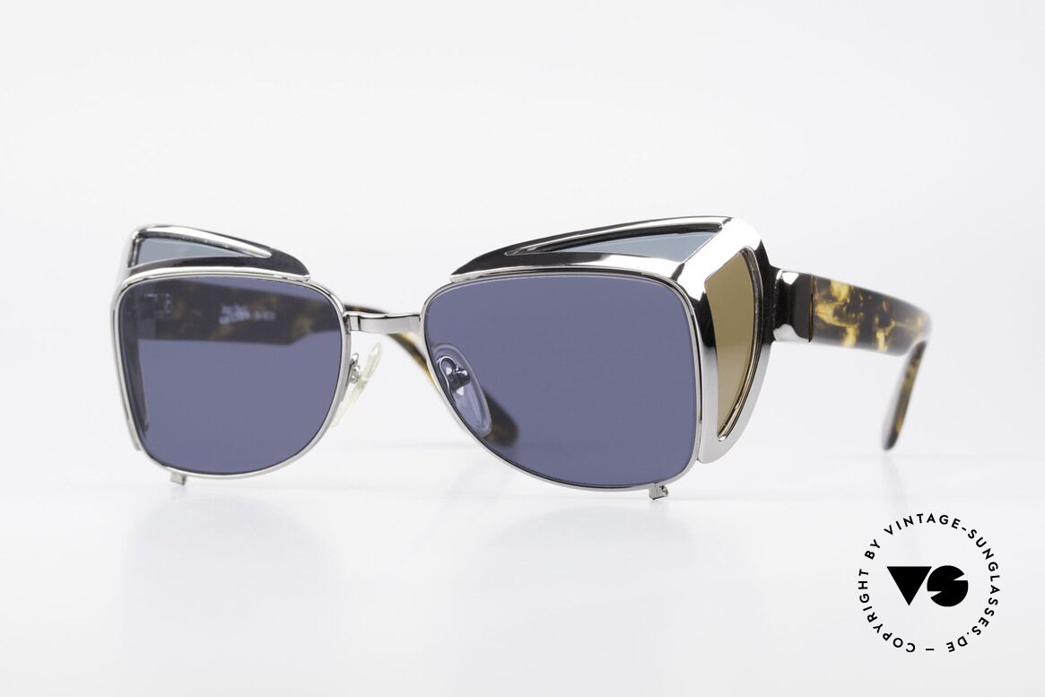 Jean Paul Gaultier 56-9272 Rare Steampunk Sunglasses, eccentric vintage Jean Paul Gaultier sunglasses, Made for Men