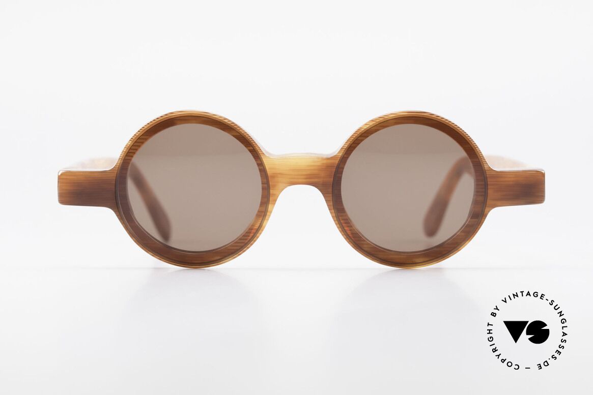 Alain Mikli 0150 / 246 80's Round Designer Shades, small round vintage Alain MIKLI designer shades, Made for Women