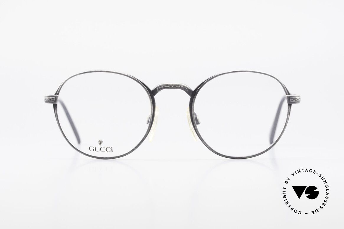 Gucci 1226 Classic 80's Panto Eyeglasses, classic vintage designer eyeglasses by GUCCI, Made for Men and Women