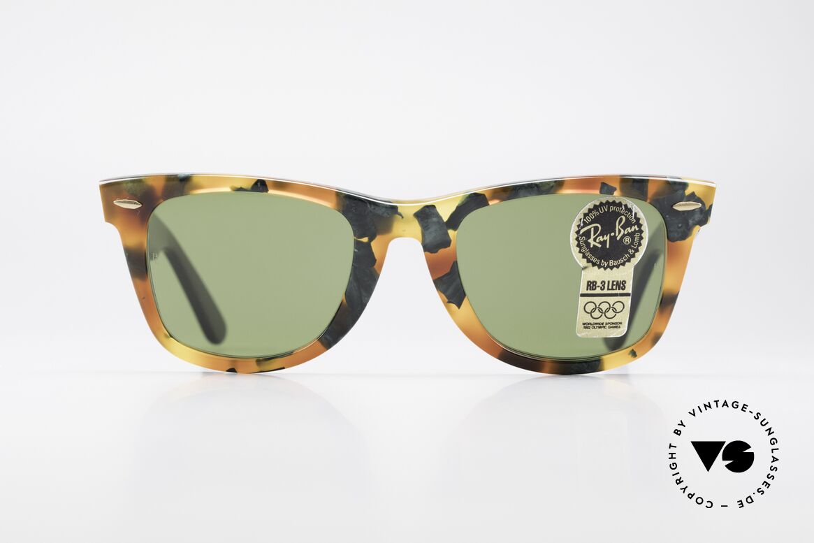 Ray Ban Wayfarer I Limited Deluxe Edition USA, worn by Don Johnson in "Miami Vice" in the 1980's, Made for Men and Women