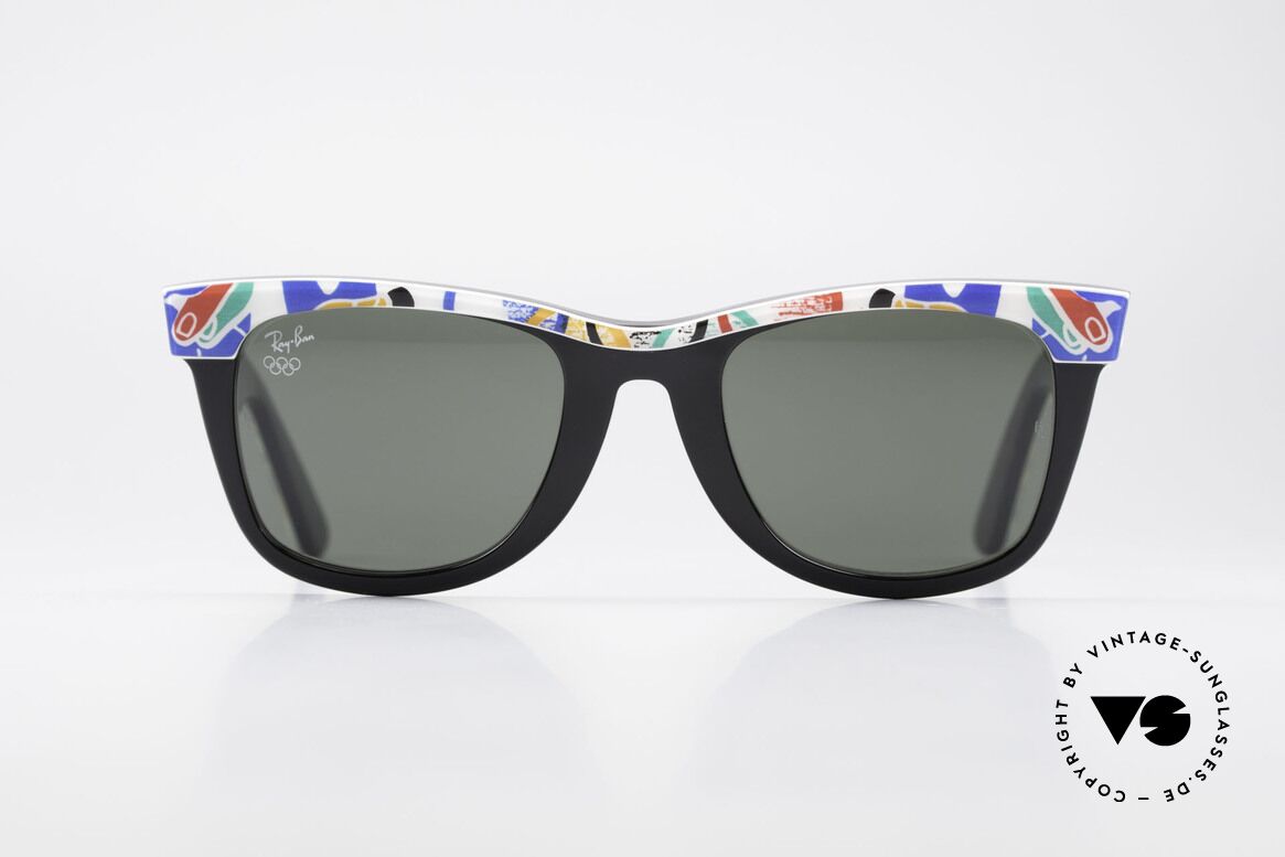 Ray Ban Wayfarer I Limited Olympia Edition 1992, LIMITED Bausch&Lomb vintage Wayfarer sunglasses, Made for Men and Women Ray Ban Wayfarer I Limited Olympia Edition 1992, LIMITED Bausch&Lomb vintage Wayfarer sunglasses, Made for Men and Women