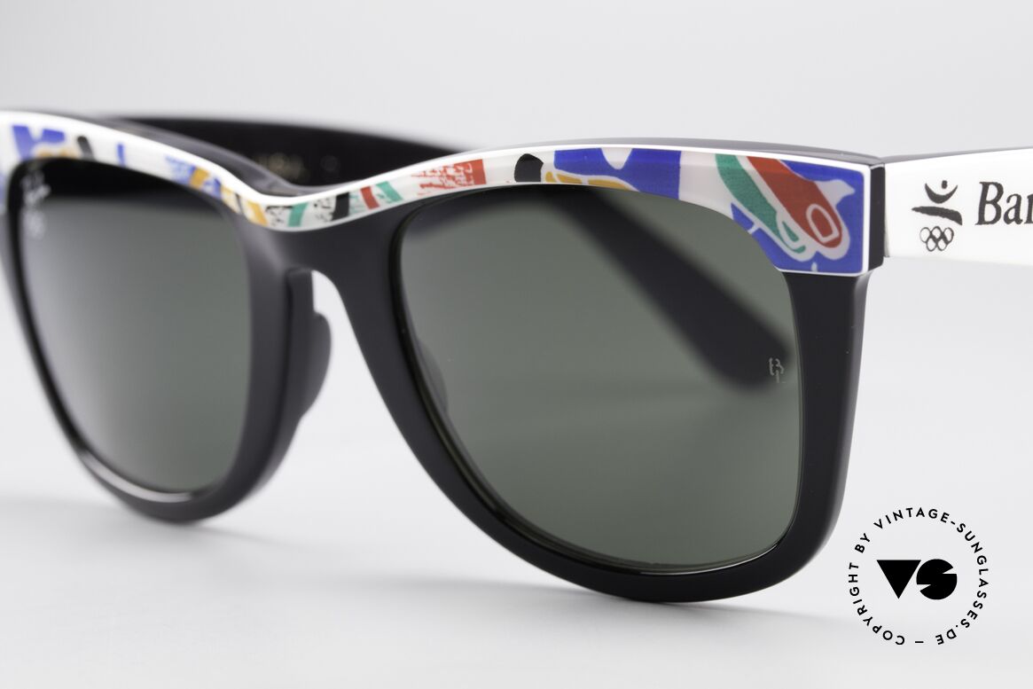 Ray Ban Wayfarer I Olympic Games Barcelona, unworn B&L rarity (a real collector's item, worldwide), Made for Men and Women