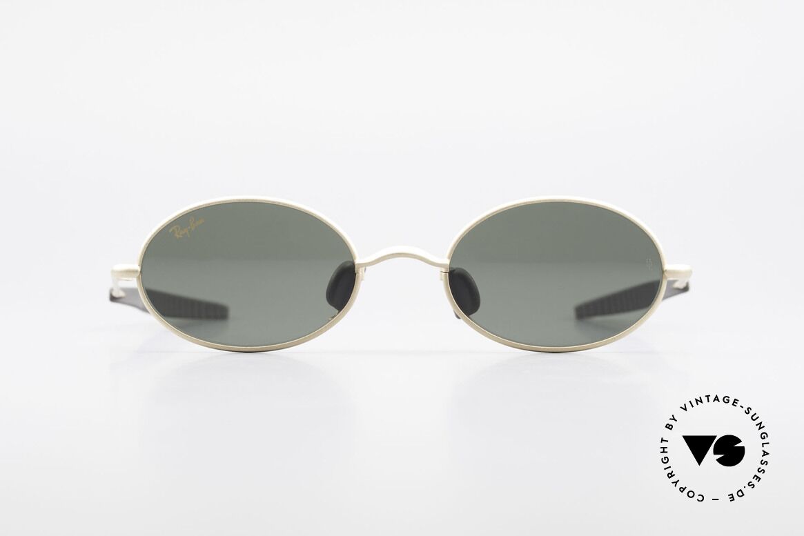 Ray Ban Orbs 6 Base Oval Oval B&L USA Sports Shades, futuristic sports designer sunglasses by Ray Ban; B&L, Made for Men
