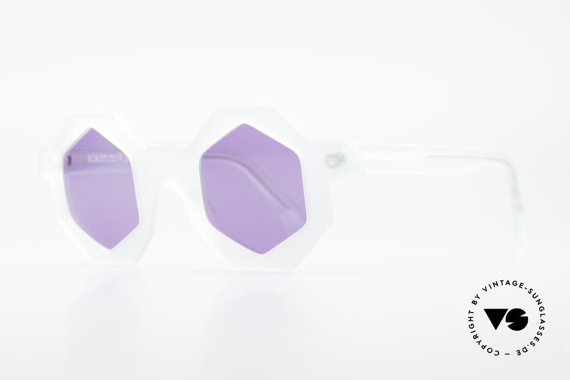 Alain Mikli 0157 / 932 Hexagonal Sunglasses 80's, a design classic from the 1980's (limited edition), Made for Women