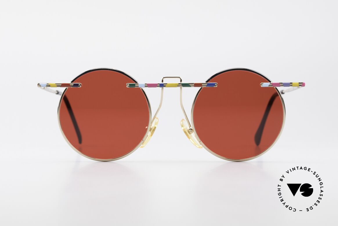 Taxi 222 by Casanova 80's Art Sunglasses 3D Red, lively Taxi by Casanova sunglasses from around 1985, Made for Men and Women