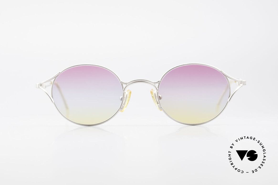 Yohji Yamamoto 51-4103 Panto Designer Sunglasses, 1st class craftsmanship and materials (lightweight titan), Made for Men and Women
