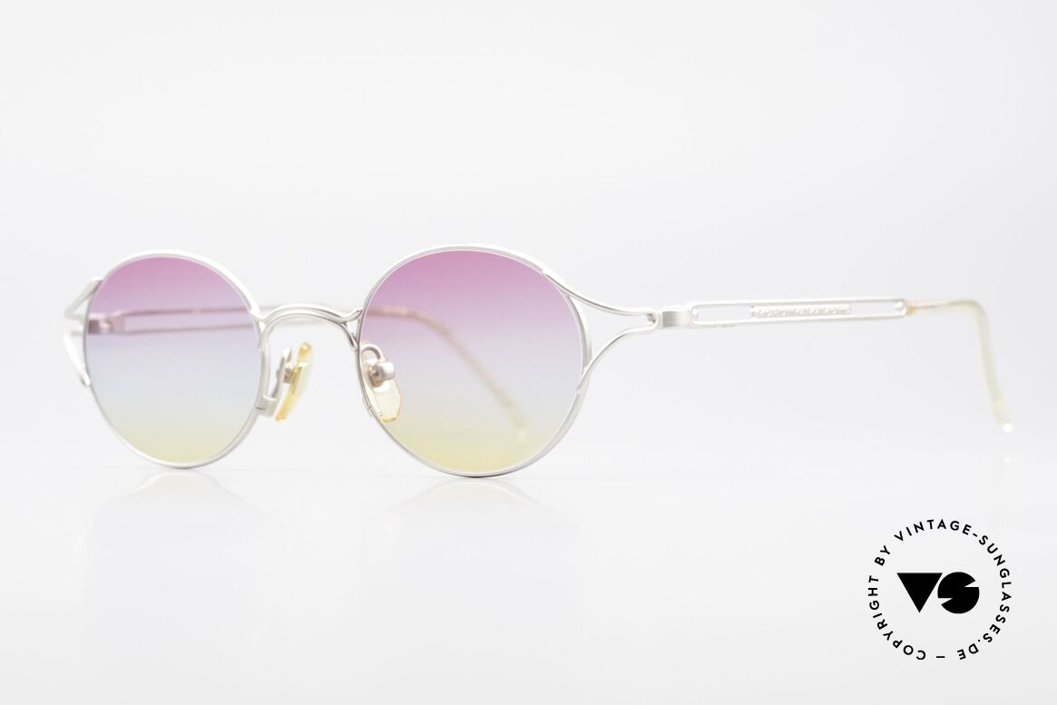 Yohji Yamamoto 51-4103 Panto Designer Sunglasses, panto design & striking tricolored sun lenses (100% UV), Made for Men and Women
