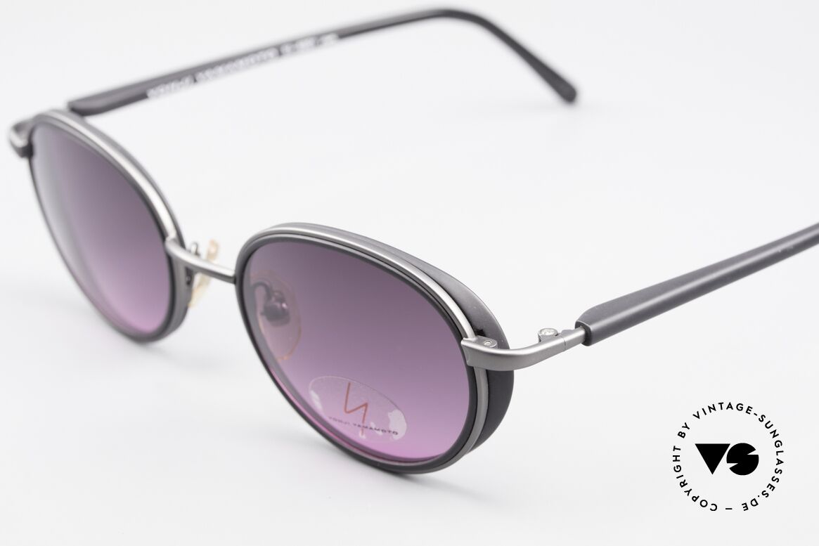 Yohji Yamamoto 51-6201 Side Shields Sunglasses 90's, a vintage "must-have" for all lovers of quality and design, Made for Women