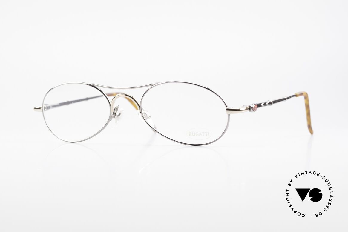 Bugatti 10692 Rare Luxury Men's Eyeglasses, very elegant vintage designer eyeglasses by Bugatti, Made for Men
