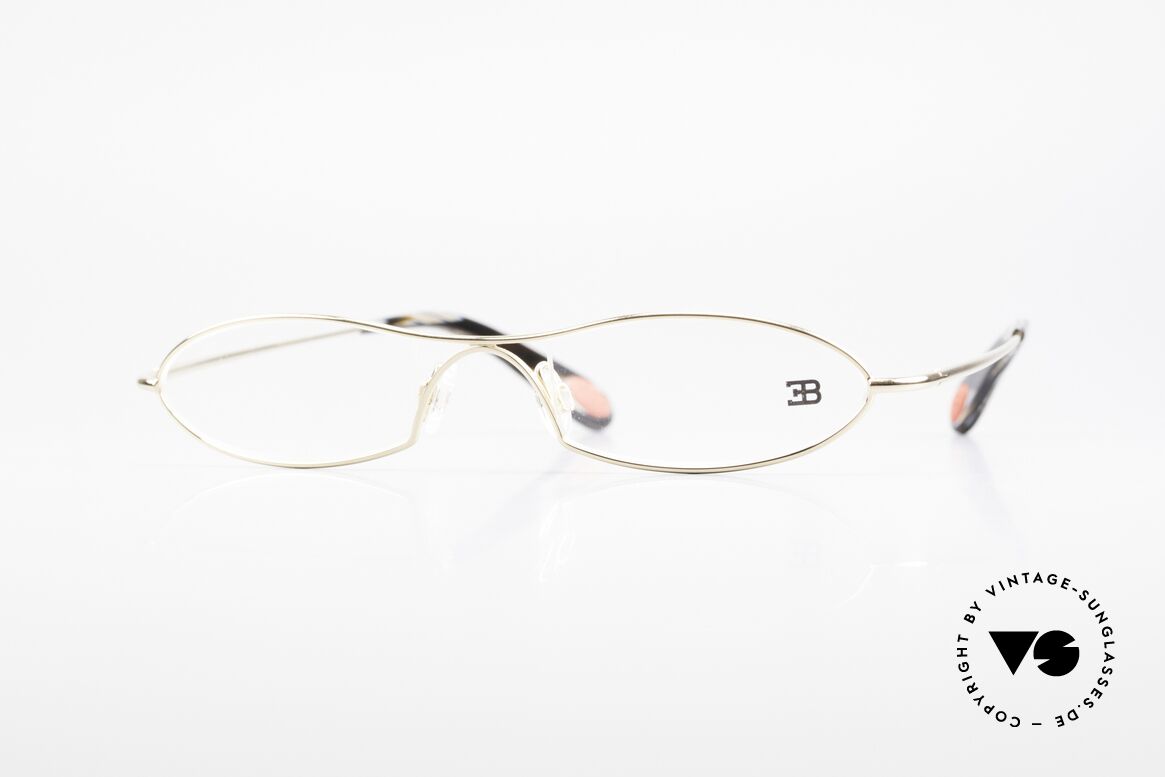 Bugatti 341 Odotype Vintage Men's Designer Frame, original BUGATTI high-tech eyeglass-frame, Made for Men