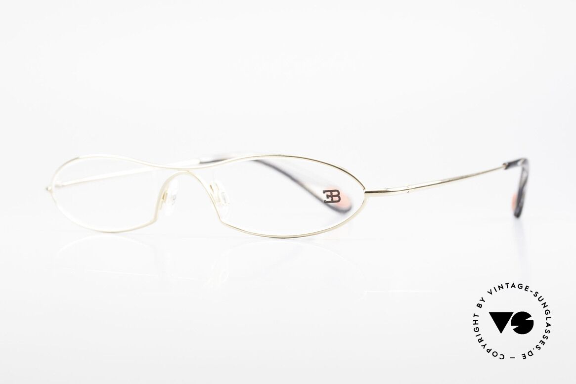Bugatti 341 Odotype Vintage Men's Designer Frame, ergonomic metal frame with spring hinges, Made for Men