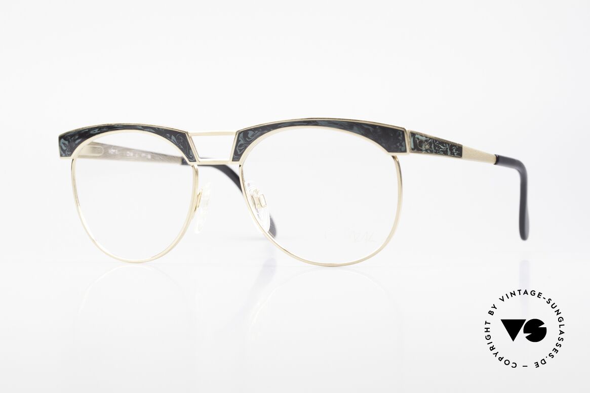 Cazal 741 Panto Style 90's Eyeglasses, luxury designer eyeglass-frame from the early 1990's, Made for Men