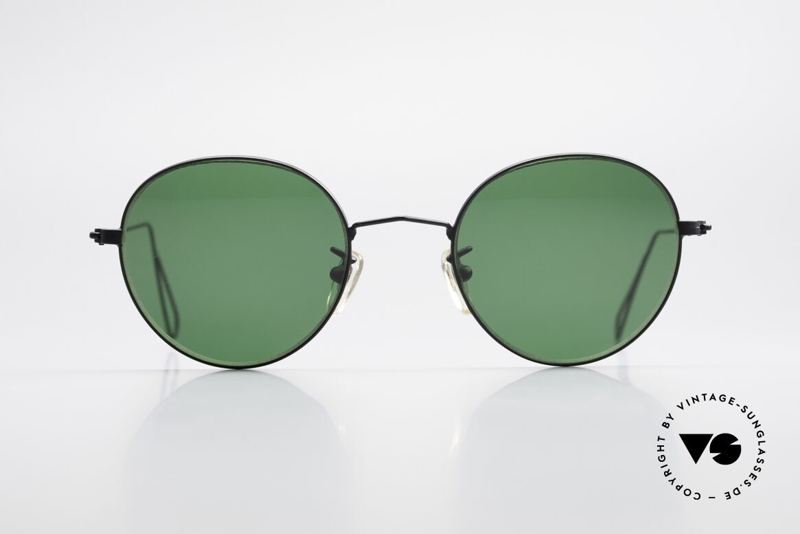 Cutler And Gross 0306 Vintage Panto 90's Sunglasses, CUTLER and GROSS designer shades from the late 90's, Made for Men and Women