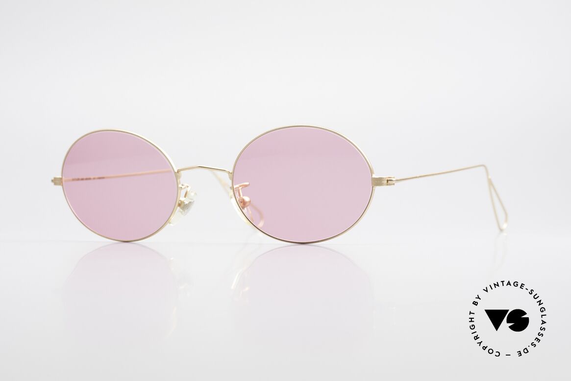 Cutler And Gross 0305 Oval Vintage 90's Sunglasses, CUTLER and GROSS designer shades from the late 90's, Made for Men and Women