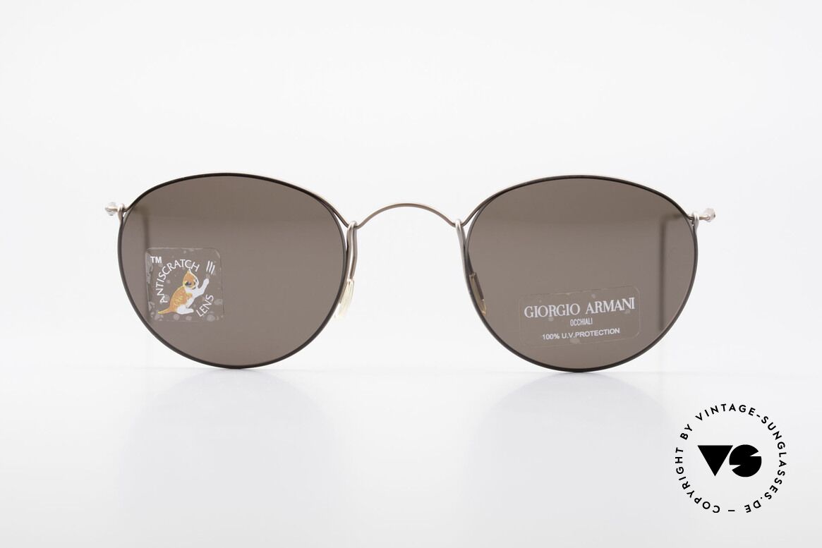 Giorgio Armani 3006 Vintage Panto Wire Glasses, Giorgio Armani sunglasses, model 3006-S, col. T-105, Made for Men