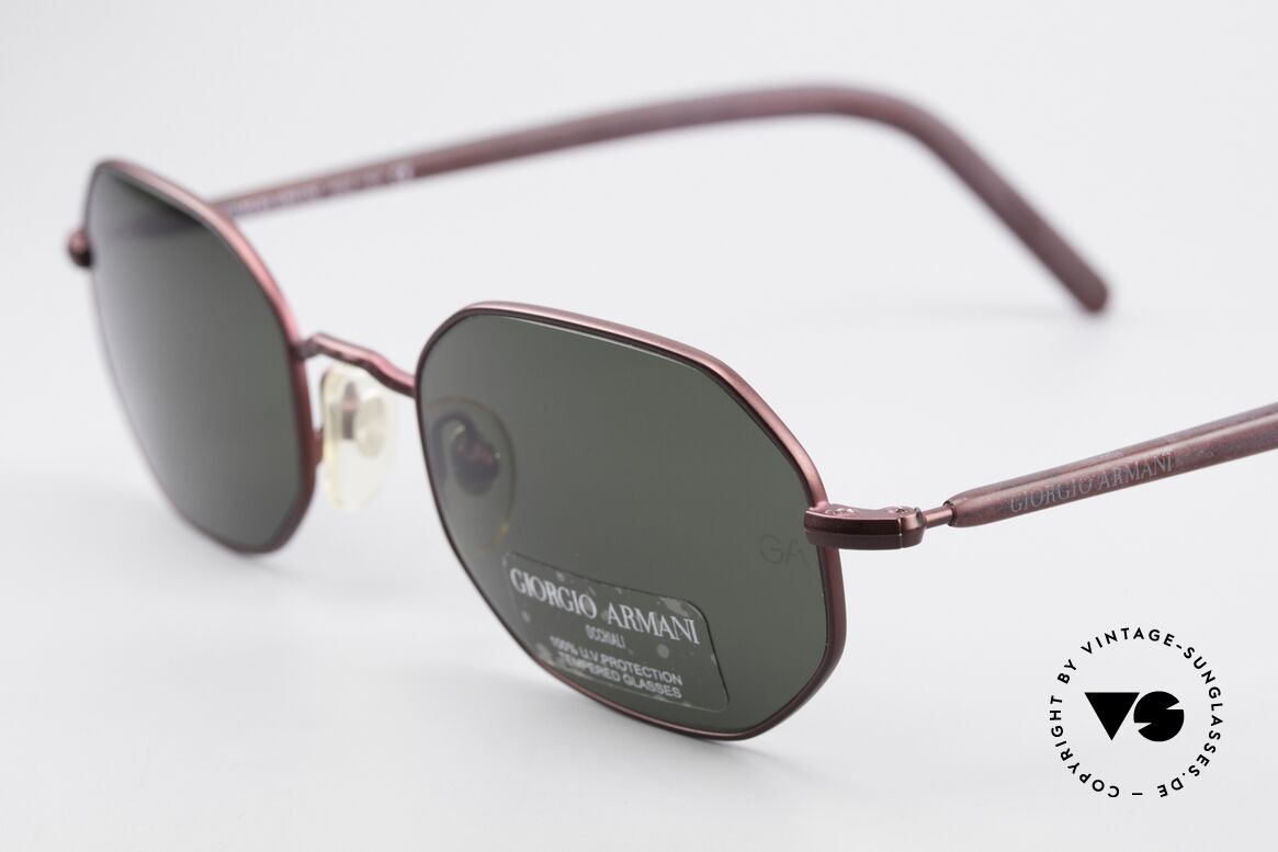 Giorgio Armani 664 Octagonal Vintage Sunglasses, unworn, NOS (like all our 1990's designer classics), Made for Men and Women