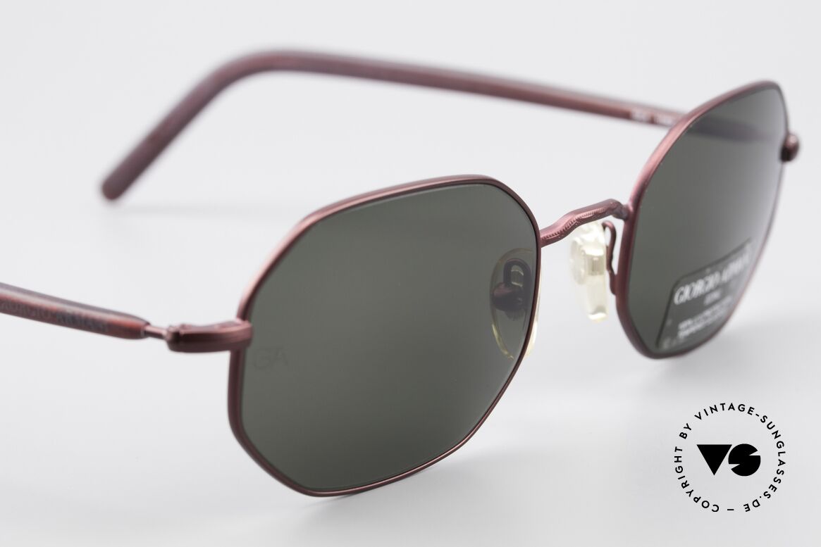 Giorgio Armani 664 Octagonal Vintage Sunglasses, NO RETRO SUNGLASSES, but true 90's commodity, Made for Men and Women