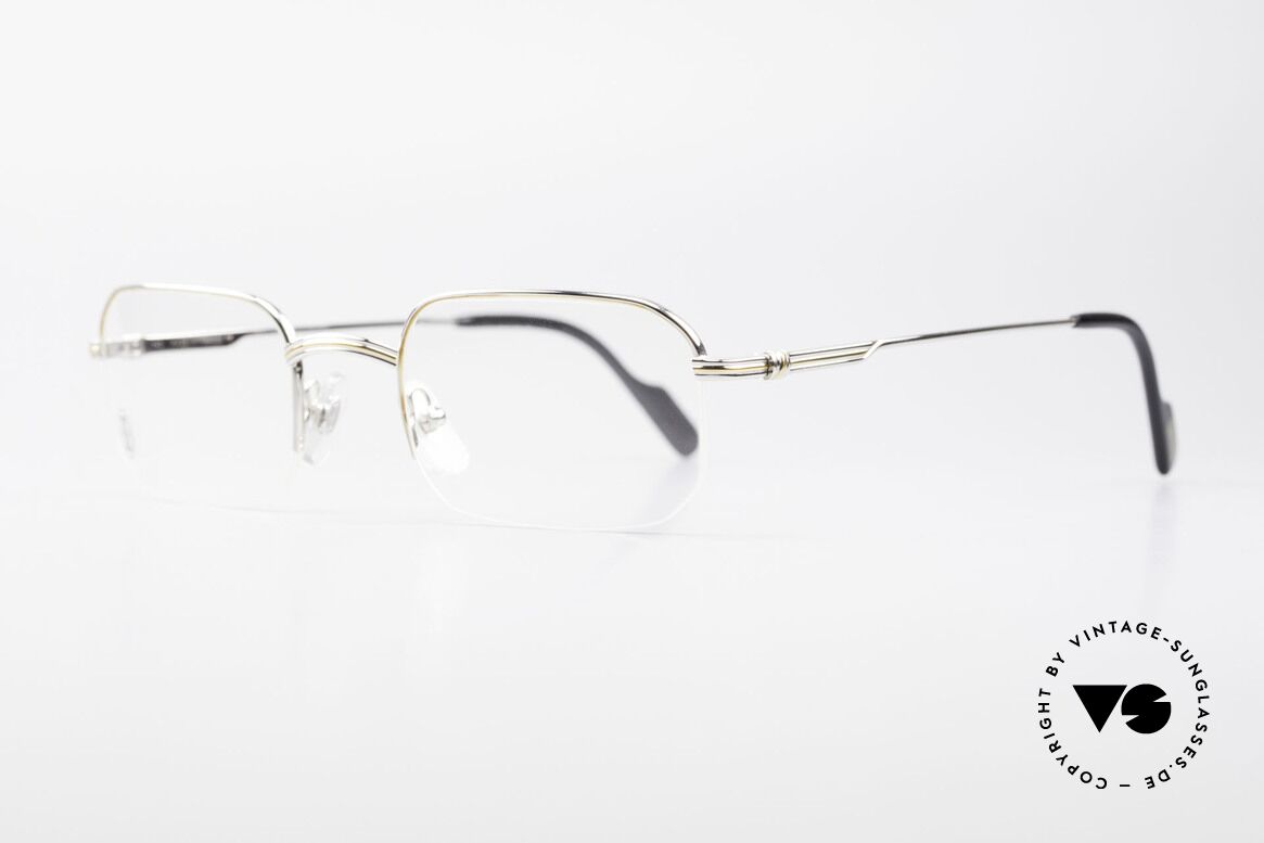 Cartier Broadway Semi Rimless Platinum Frame, costly 'Platine Edition' (frame with platinum finish), Made for Men