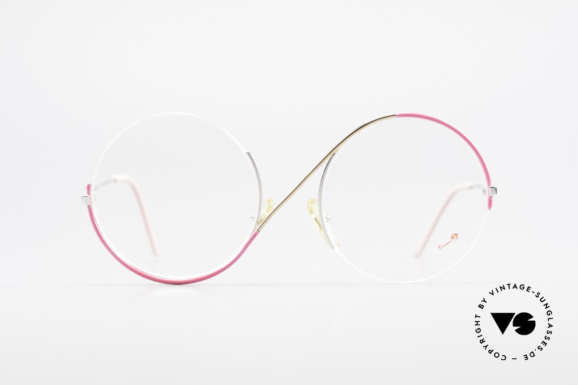 Casanova FC9 Artful Vintage Eyeglasses, glamorous Casanova eyeglasses from around 1985, Made for Women