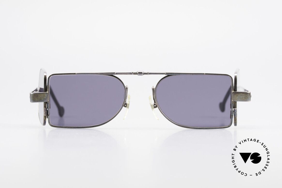 L.A. Eyeworks FONTANA 401 Side Shield Steampunk Frame, L.A. Eyeworks = invigorating designs (free-spirited), Made for Men and Women