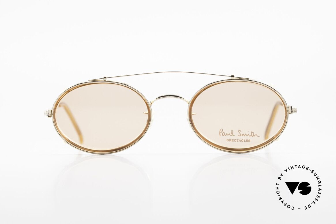 Paul Smith PSR108 Oval Vintage Frame With Clip, the time before PS Spectacles became licensed products, Made for Men and Women