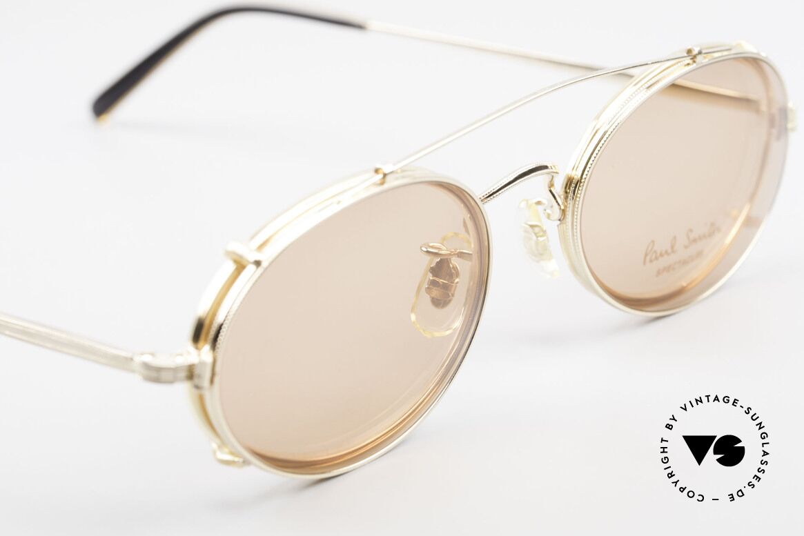 Paul Smith PSR108 Oval Vintage Frame With Clip, UNWORN oval frame with practical sun clip (100% UV), Made for Men and Women