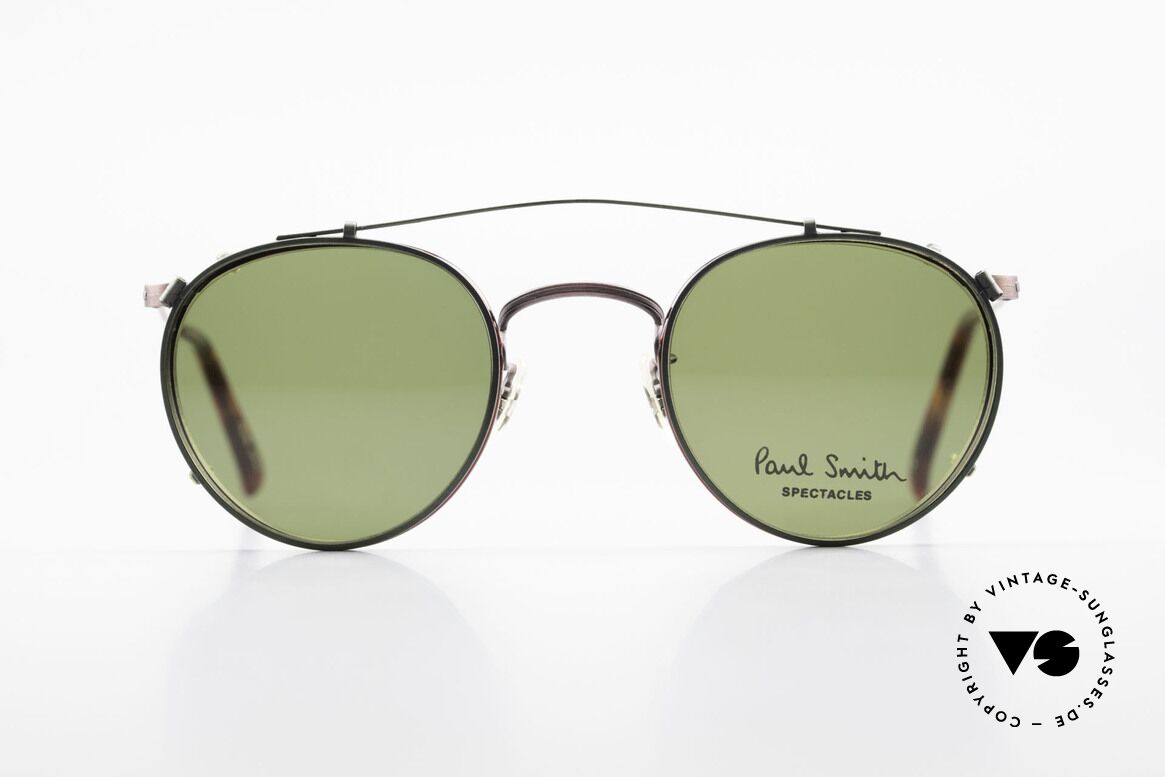 Paul Smith PSR102 Panto Vintage Frame Clip On, Paul Smith vintage glasses from the late 80's/early 90's, Made for Men and Women