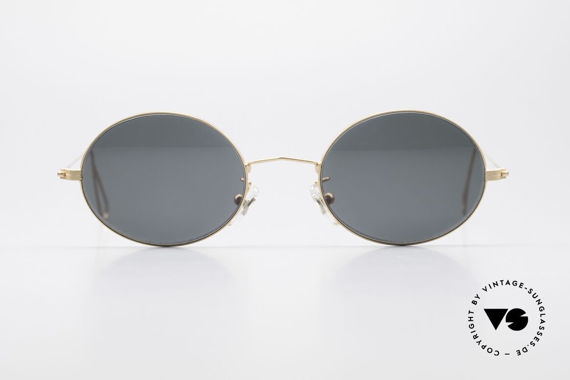Cutler And Gross 0305 90's Oval Vintage Sunglasses, CUTLER and GROSS designer shades from the late 90's, Made for Men and Women