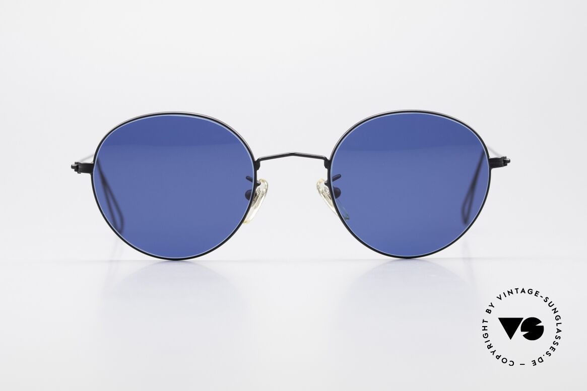 Cutler And Gross 0306 Round Vintage 90's Sunglasses, CUTLER and GROSS designer shades from the late 90's, Made for Men and Women